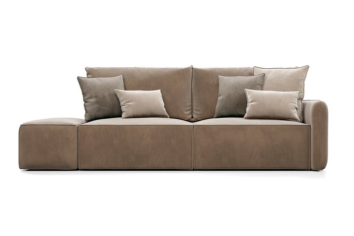 Прямой диван-кровать Портленд бежевого цвета - лучшие Прямые диваны в INMYROOM