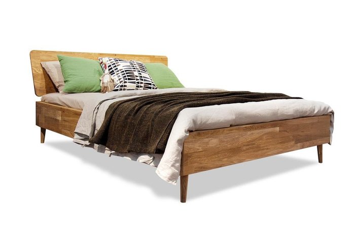 Кровать Ирвинг 180x200 коричневого цвета
