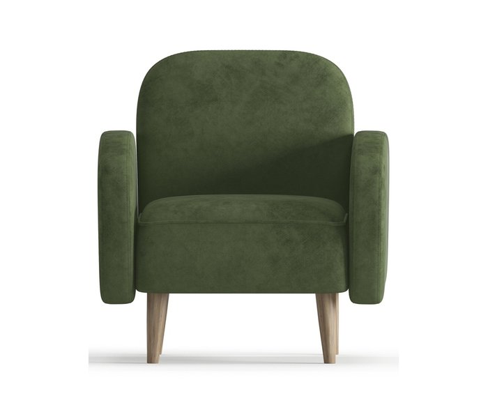 Кресло Бризби темно-зеленого цвета - купить Интерьерные кресла по цене 15490.0