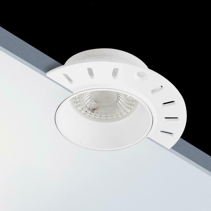 Встраиваемый светильник DK3055-WH (пластик, цвет белый) - лучшие Встраиваемые споты в INMYROOM