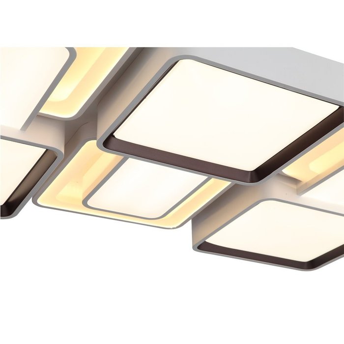 Потолочный светодиодный светильник Valiano бело-кофейного цвета - купить Потолочные светильники по цене 20185.0