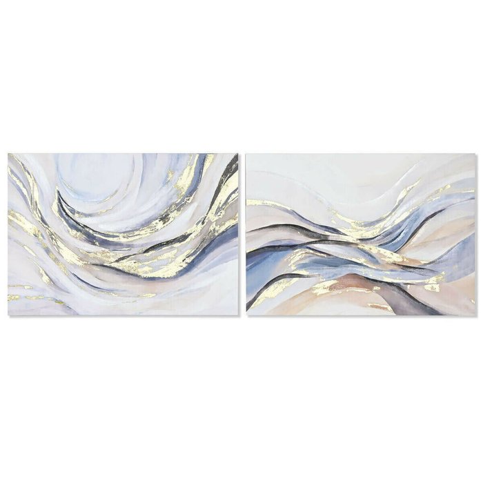 Картина Абстракция современный С облегчением 100 x 3,7 x 70 cm (2 штук)