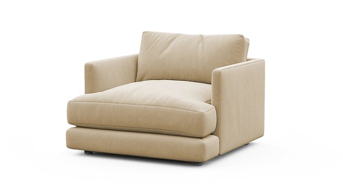 Кресло Ибица бежевого цвета