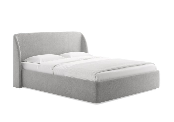 Кровать Nicole 160х200 серого цвета без основания 