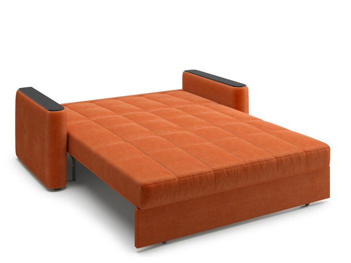 Прямой диван-кровать Ницца оранжевого цвета - лучшие Прямые диваны в INMYROOM