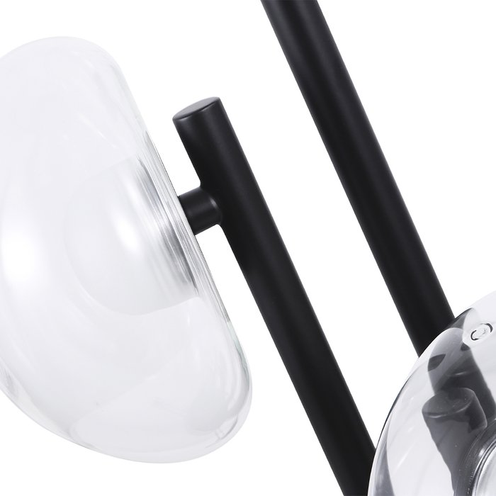 Настольная лампа BOSQUE LG3 BLACK/TRANSPARENT (стекло, цвет прозрачный) - лучшие Настольные лампы в INMYROOM Настольная лампа BOSQUE LG3 BLACK/TRANSPARENT (стекло, цвет прозрачный) - лучшие Настольные лампы в INMYROOM