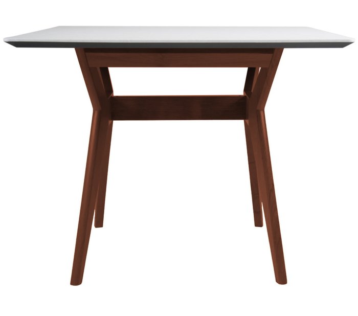 Обеденный стол Нарвик цвета мрамор бьянко  - лучшие Обеденные столы в INMYROOM