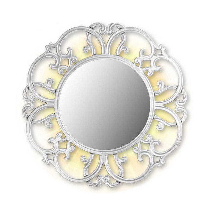 Настенное зеркало TIFFANY silver