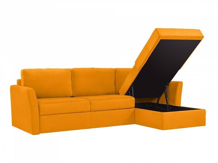 Угловой диван Peterhof горчичного цвета - лучшие Угловые диваны в INMYROOM