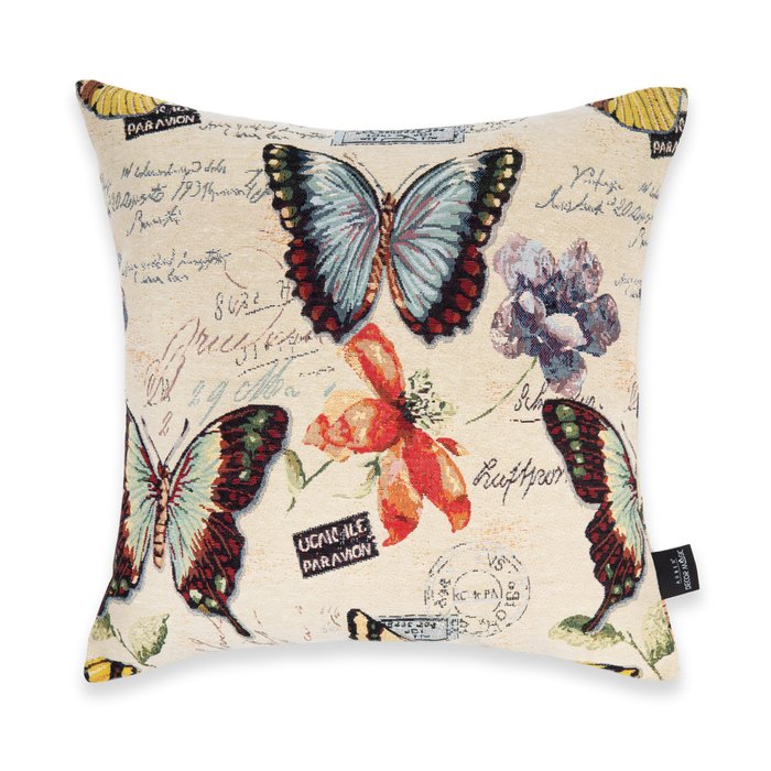 Декоративная подушка History Butterfly с бабочками