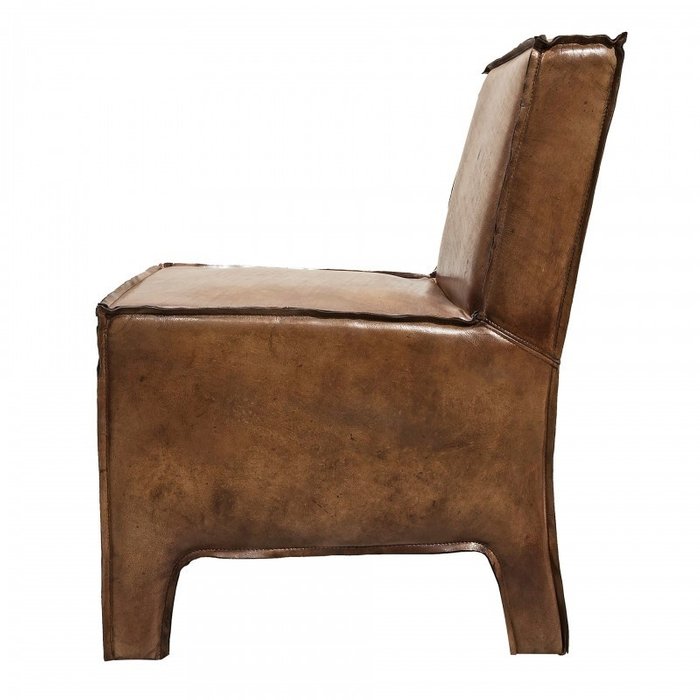 Стул Maxwithoutarms из кожи - купить Обеденные стулья по цене 86000.0