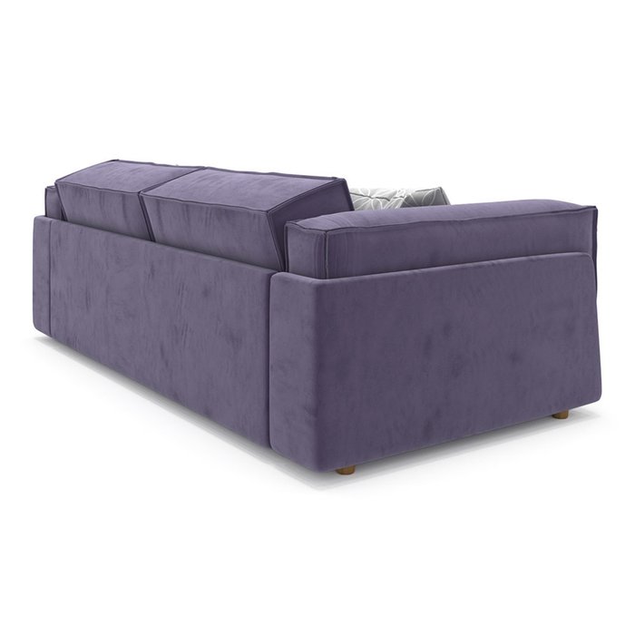 Диван-кровать Vento light long двухместный фиолетового цвета - лучшие Прямые диваны в INMYROOM