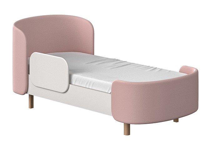 Кровать Kidi Soft 80х180 розового цвета - лучшие Одноярусные кроватки в INMYROOM