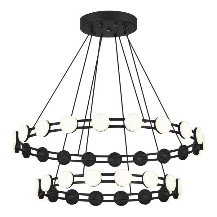 Светильник подвесной ST-Luce черный/белый LED 1*70W 4000K MONRO - лучшие Соединитель (коннектор) для треков в INMYROOM Светильник подвесной ST-Luce черный/белый LED 1*70W 4000K MONRO - лучшие Соединитель (коннектор) для треков в INMYROOM