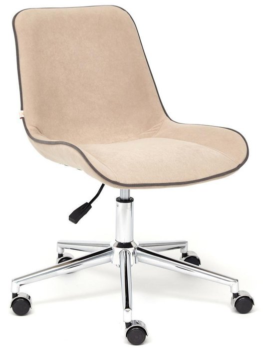 Кресло офисное Style бежевого цвета