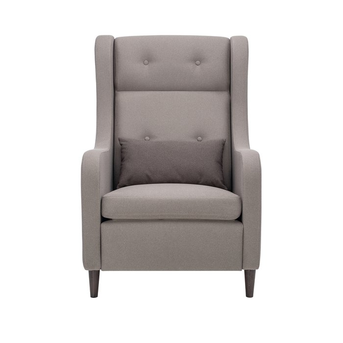 Кресло Галант серого цвета - купить Интерьерные кресла по цене 24470.0