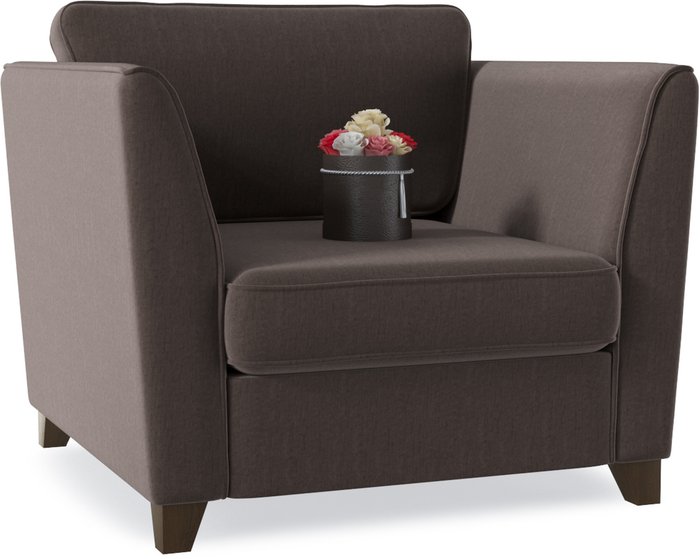 Кресло Walford коричневого цвета - купить Интерьерные кресла по цене 20190.0