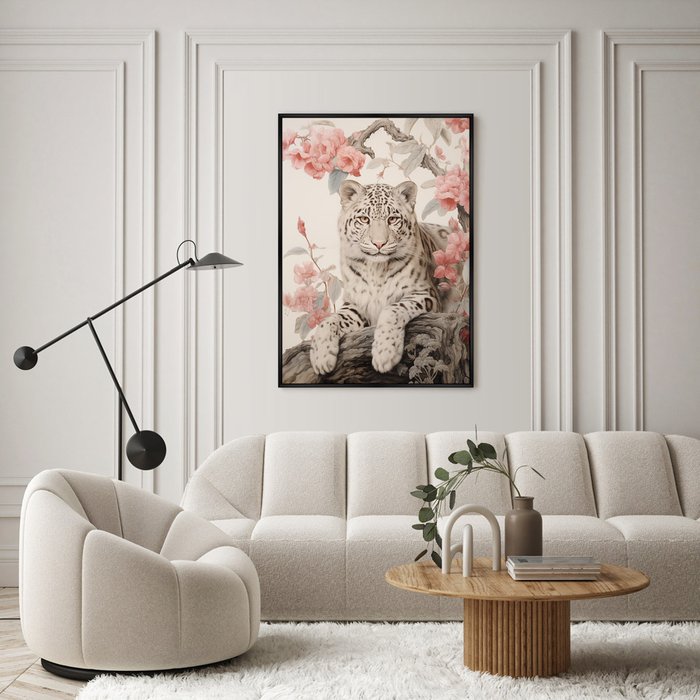 Репродукция картины Fluffy Leo, 2024г. - лучшие Картины в INMYROOM