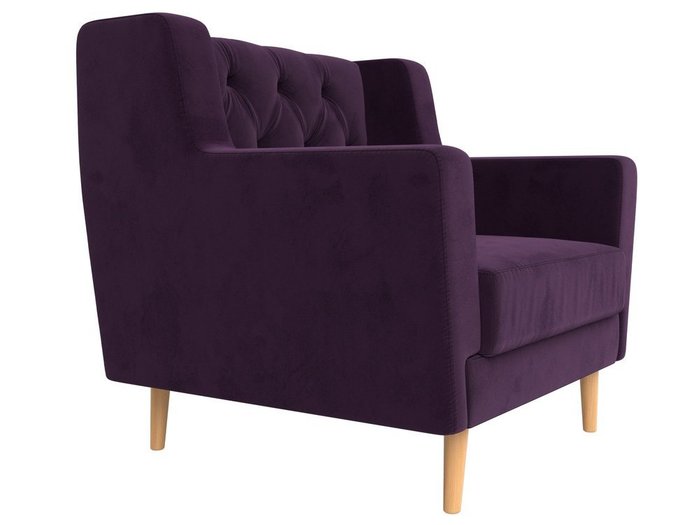 Кресло Брайтон Люкс фиолетового цвета - лучшие Интерьерные кресла в INMYROOM