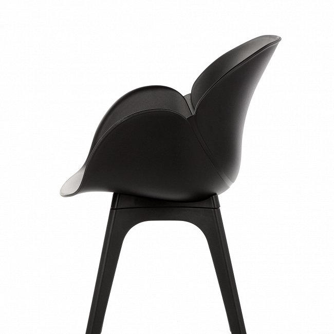 Стул Boone черного цвета - лучшие Обеденные стулья в INMYROOM