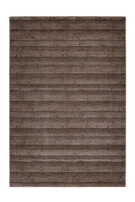Однотонный ковер Palma Brown коричневого цвета 80х150