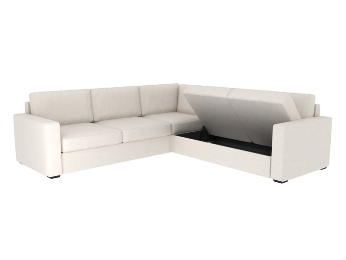 Угловой диван-кровать Peterhof белого цвета - лучшие Угловые диваны в INMYROOM