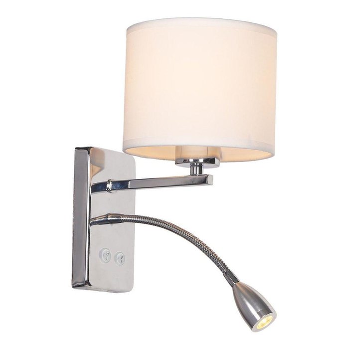 Бра 552/A LED (ткань, цвет белый) Бра 552/A LED (ткань, цвет белый)