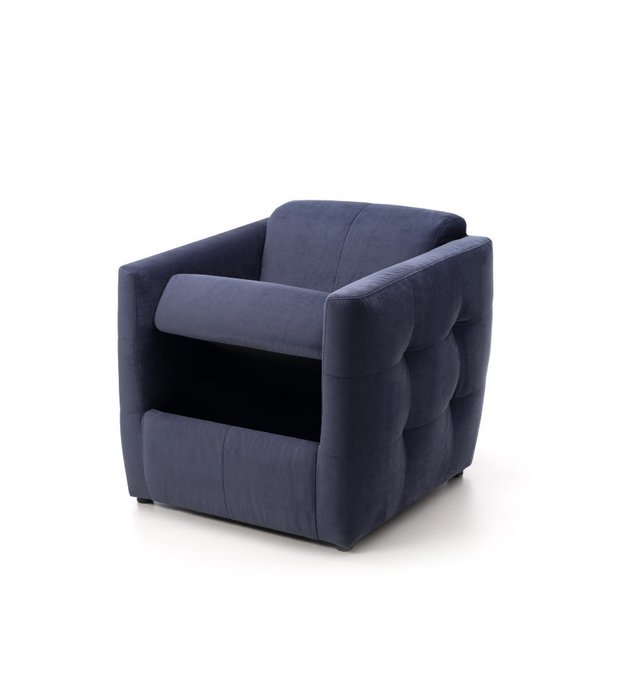 Мягкое кресло Sego синего цвета - лучшие Интерьерные кресла в INMYROOM