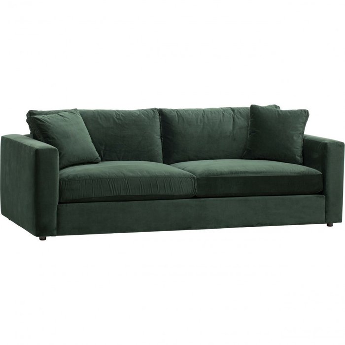 Диван Coster зеленого цвета - купить Прямые диваны по цене 121000.0