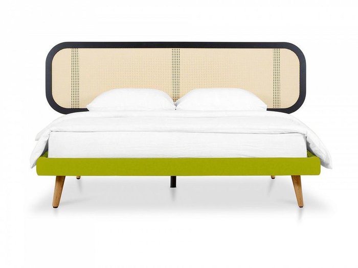 Кровать Male 160х200 зелено-бежевого цвета - купить Кровати для спальни по цене 109700.0