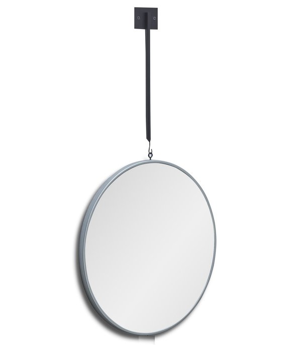 Настенное зеркало Tandem M в раме серебряного цвета - купить Настенные зеркала по цене 8000.0
