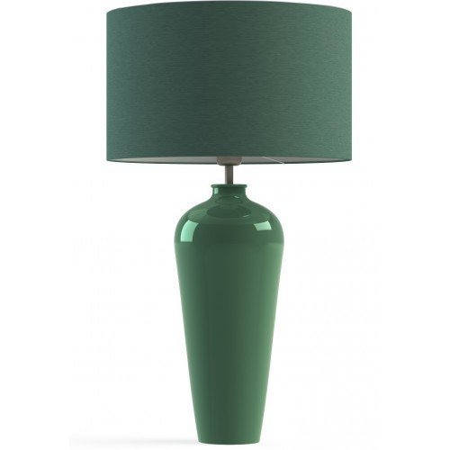 Настольная лампа Ampelo темно-зеленая