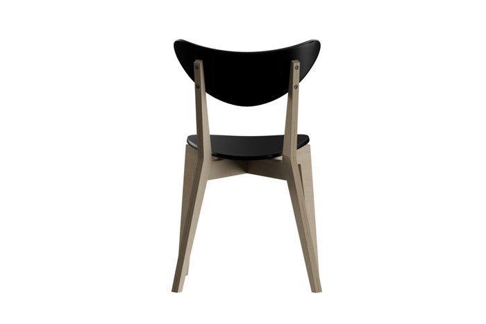 Стул Эра чёрно-бежевого цвета - лучшие Обеденные стулья в INMYROOM
