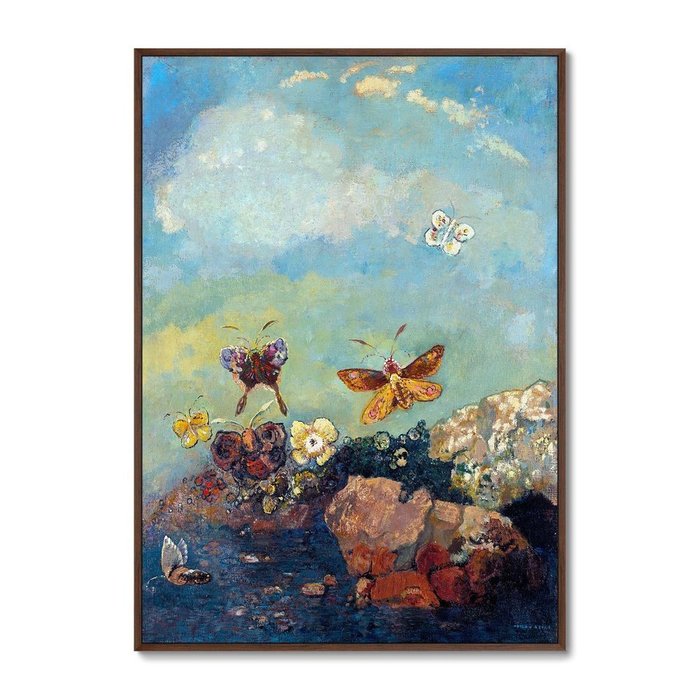 Репродукция картины Butterflies 1910 г. - купить Картины по цене 21999.0