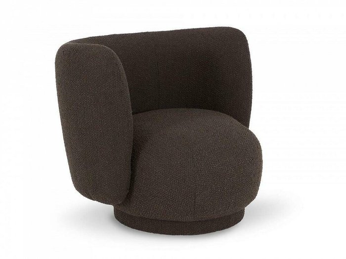 Кресло Lucca темно-коричневого цвета