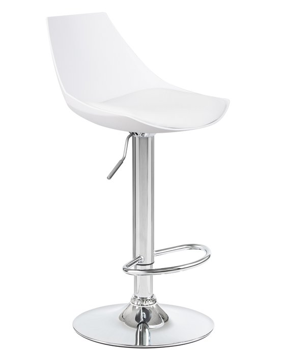Стул барный Rocky белого цвета - купить Барные стулья по цене 4550.0