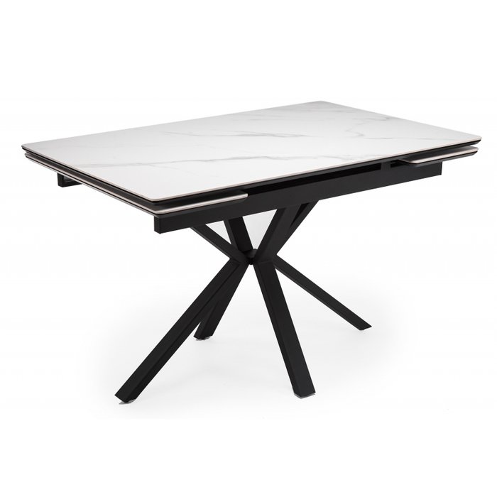 Раздвижной обеденный стол Мэриан 80х120 светло-серого цвета Раздвижной обеденный стол Мэриан 80х120 светло-серого цвета