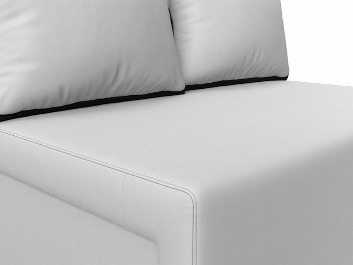 Диван-кровать Лагуна белого цвета (экокожа) - лучшие Прямые диваны в INMYROOM