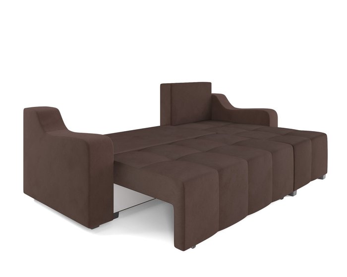 Угловой диван-кровать Берн светло-коричневого цвета - лучшие Угловые диваны в INMYROOM
