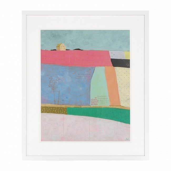 Постер Patchwork Fields с абстрактным рисунком Постер Patchwork Fields с абстрактным рисунком