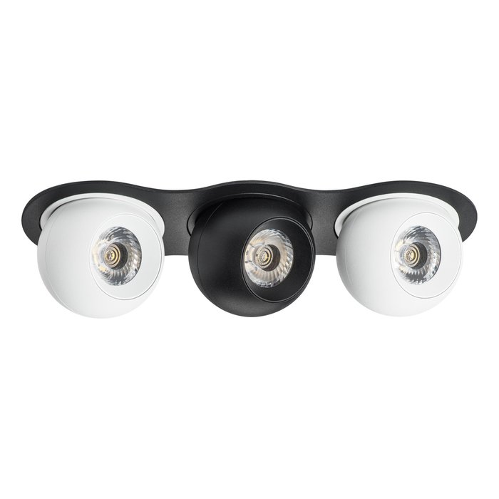 Светильник INTERO LED 9W*3 850LM*3 24G ЧЕРНЫЙ/БЕЛЫЙ 4000K (217637+217064+217074+217064) Светильник INTERO LED 9W*3 850LM*3 24G ЧЕРНЫЙ/БЕЛЫЙ 4000K (217637+217064+217074+217064)