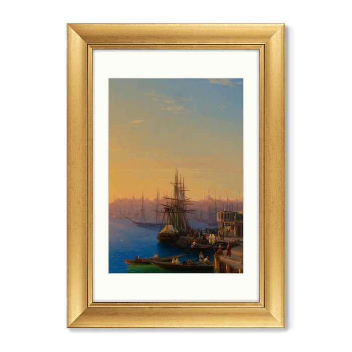 Набор из двух репродукций картин View Of Constantinople And The Bosphorus 1856 г. - лучшие Картины в INMYROOM