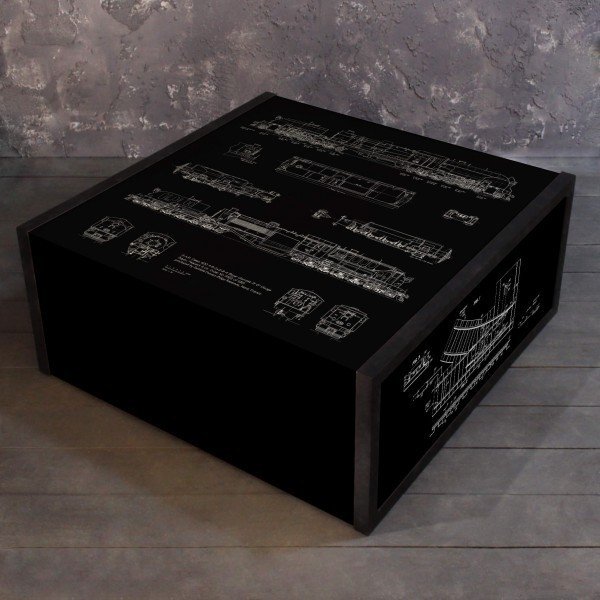 Журнальный стол Rail черного цвета - купить Журнальные столики по цене 20000.0