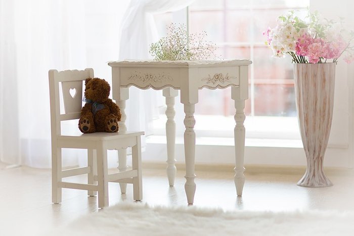 Кофейный столик Марсель белого цвета - купить Кофейные столики по цене 26265.0