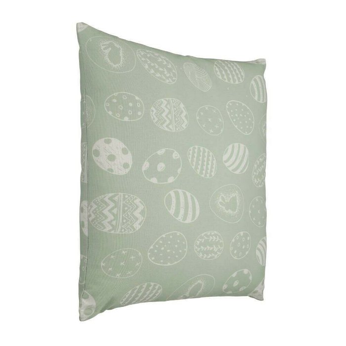 Декоративная подушка Gebeng 45х45 зеленого цвета - лучшие Декоративные подушки в INMYROOM