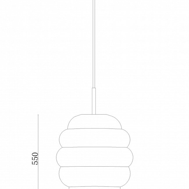 Подвесной светильник Ule Einar дымчатого цвета - купить Подвесные светильники по цене 20600.0