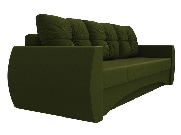 Прямой диван-кровать Сатурн зеленого цвета - лучшие Прямые диваны в INMYROOM