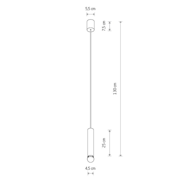 Подвесной светильник Baton 7852 (металл, цвет черный) - лучшие Подвесные светильники в INMYROOM