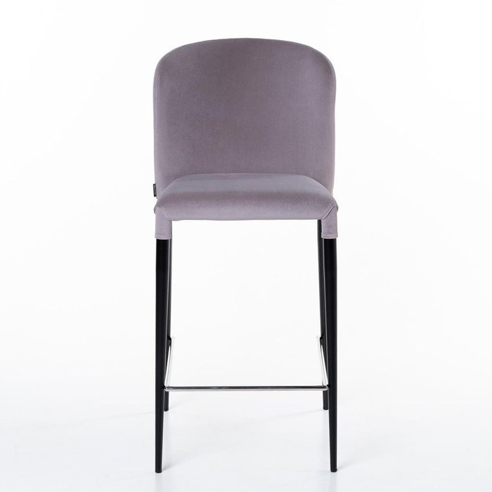 Полубарный стул Albert серого цвета  - купить Барные стулья по цене 21900.0