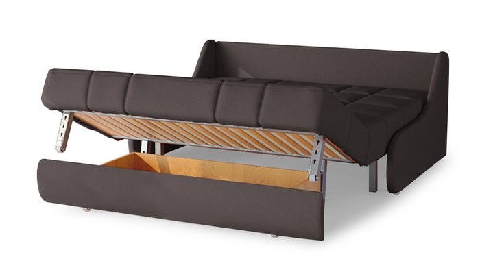 Диван-кровать Ван М темно-коричневого цвета - лучшие Прямые диваны в INMYROOM